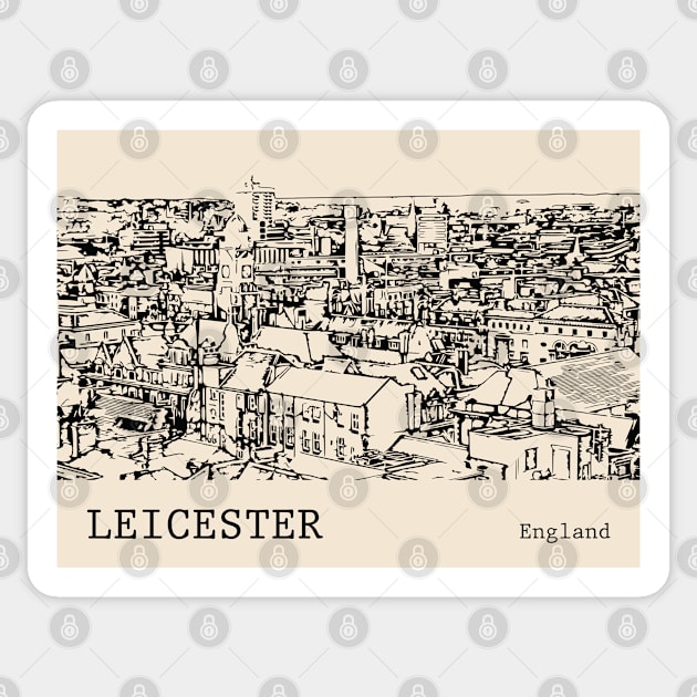 Leicester England Sticker by Lakeric